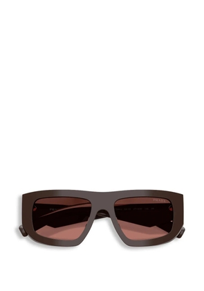 Prada Eyewear Symbole sunglasses - Brown