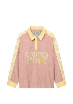 KidSuper stars colourblock polo shirt - Pink