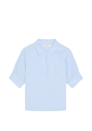 FRAME striped collared top - Blue