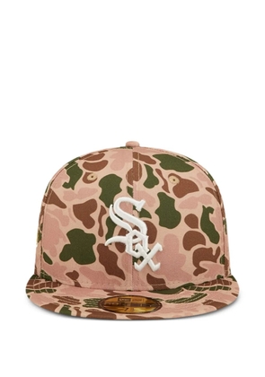 NEW ERA CAP camouflage-pattern logo-embroidered baseball cap - Neutrals
