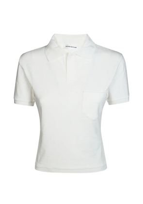 Victoria Beckham chest-pocket polo top - White