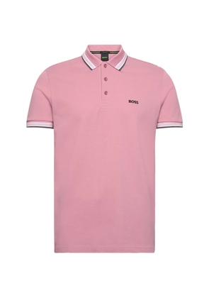 BOSS Paddy cotton-piqué polo shirt - Pink