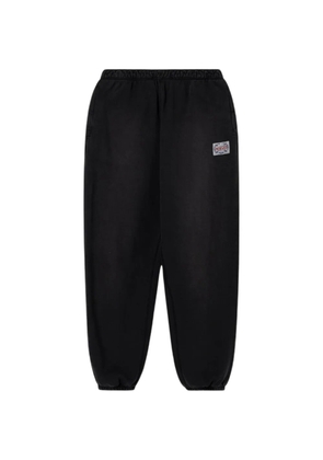 SOLID HOMME patch track pants - Black