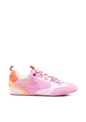Kurt Geiger London Slim Runner perforated lace-up sneakers - Pink