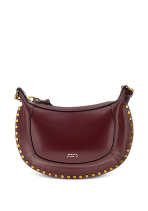 ISABEL MARANT Oskan studded shoulder bag - Red