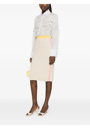 FENDI patterned skirt - Neutrals