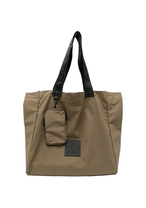 OFF GRID detachable-pouch tote bag - Green