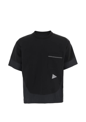 and Wander short-sleeved pocket T-shirt - Black
