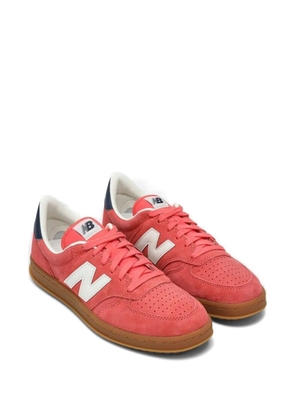 New Balance T500 logo-patch sneakers - Pink