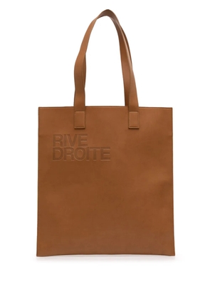 Saint Laurent Pre-Owned 2010-2026 Vegan Leather Rive Droite tote bag - Brown