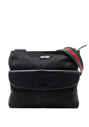Gucci Pre-Owned 2016-2025 GG Canvas Web crossbody bag - Black