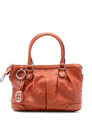 Gucci Pre-Owned 2016-2025 Guccissima Sukey satchel - Orange