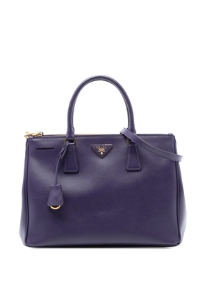 Prada Pre-Owned 2013-2025 Medium Saffiano Lux Galleria Double Zip satchel - Purple