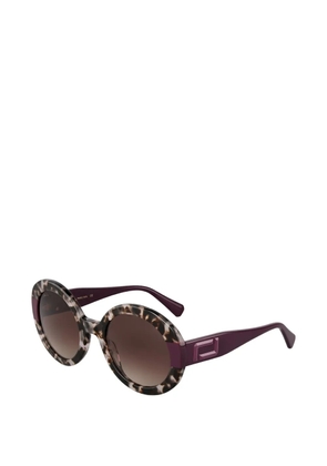 Lancel Rosie round sunglasses - Brown