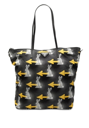 Prada Pre-Owned 2013-2025 Tessuto Stampato satchel - Black