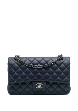 CHANEL Pre-Owned 2016-2017 Medium Classic Lambskin Double Flap shoulder bag - Blue