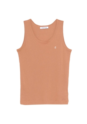 Études Studio logo tank top - Brown