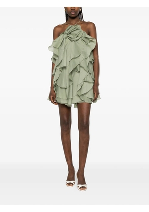 Aje Pandorea floral ruffled dress - Green