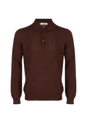 Mauro Ottaviani button polo shirt - Brown