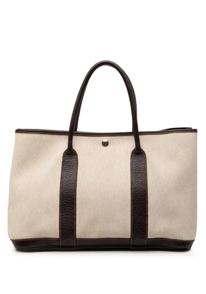 Hermès Pre-Owned 2010 Toile and Negonda Garden Party 36 tote bag - Brown
