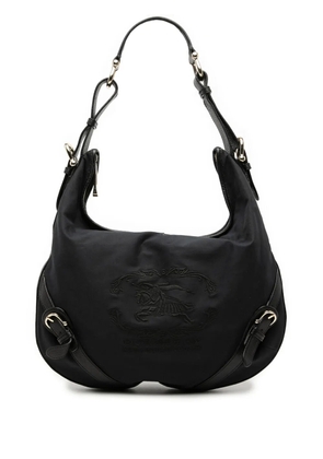 Burberry Pre-Owned 2000-2017 Nylon Larkin hobo bag - Black