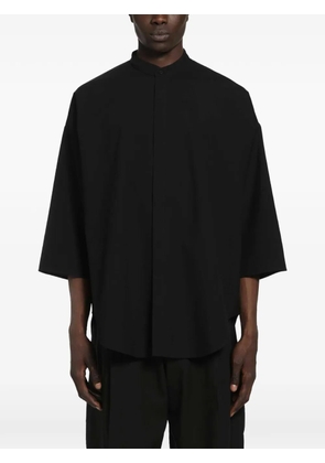 Fear Of God band-collar shirt - Black
