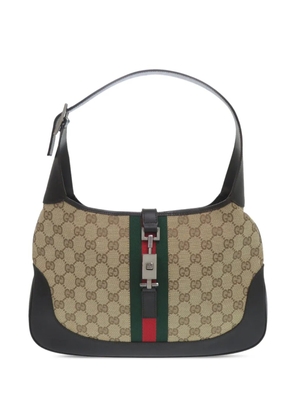 Gucci Pre-Owned 1998-2008 Medium GG Canvas Web Jackie shoulder bag - Neutrals