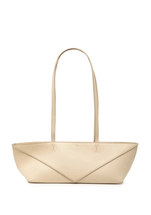 Loewe Pre-Owned 2023 Calfskin Cropped Puzzle Fold shoulder bag - Brown