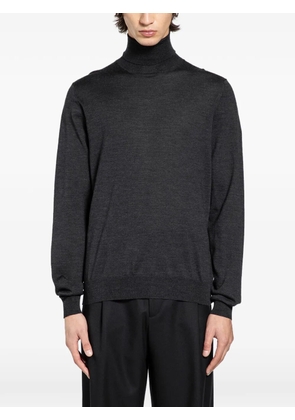 Lardini turtleneck wool sweater - Black