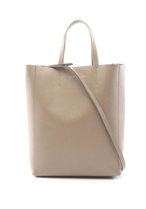 Celine Pre-Owned 2010-2026 Small Grained Calfskin Vertical Cabas satchel - Neutrals