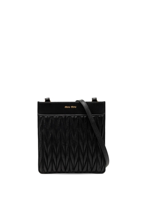 Miu Miu Pre-Owned 2010-2026 Nappa Matelasse crossbody bag - Black