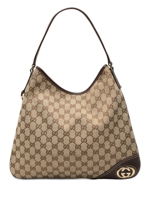 Gucci Pre-Owned 2000-2015 GG Canvas New Britt hobo bag - Neutrals