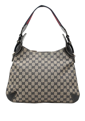 Gucci Pre-Owned 2000-2015 GG Canvas Web Horsebit Creole hobo bag - Neutrals