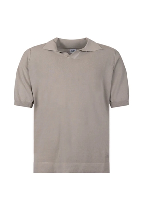 C.P. Company short-sleeve polo shirt - Neutrals
