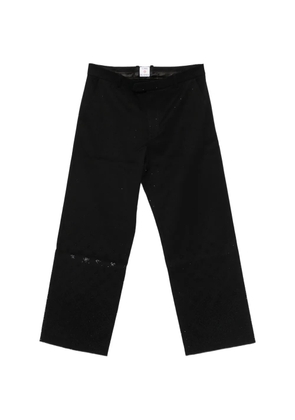 Casablanca patterned trousers - Black