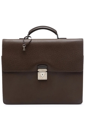Louis Vuitton Pre-Owned 2005 Taiga Laguito business bag - Brown