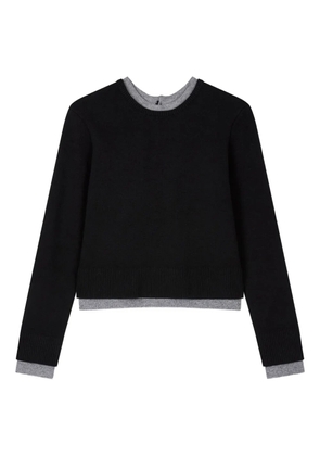 TOMBOY round neck sweater - Black
