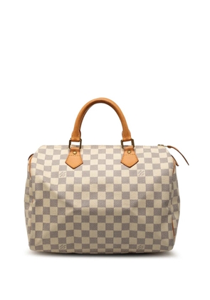 Louis Vuitton Pre-Owned 2011 Damier Azur Speedy 30 boston bag - White