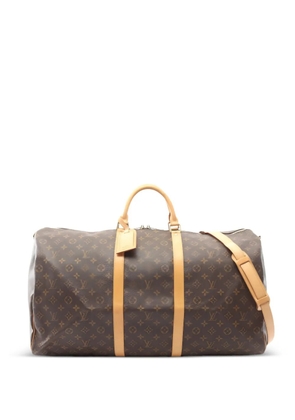 Louis Vuitton Pre-Owned 2000s 60 Keepall Bandouliere monogram luggage bag - Brown