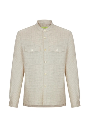 Shanghai Tang flap-pocket shirt - Neutrals