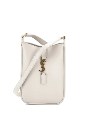 Saint Laurent Pre-Owned Le 5 a 7 Vertical Shoulder Bag Leather Mini crossbody bag - Neutrals