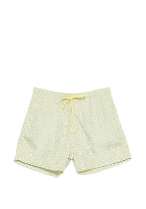 Emporio Armani floral swim shorts - Yellow