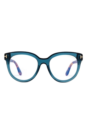 TOM FORD Eyewear round-frame glasses - Blue