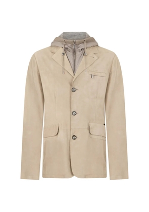 Moorer hooded jacket - Neutrals