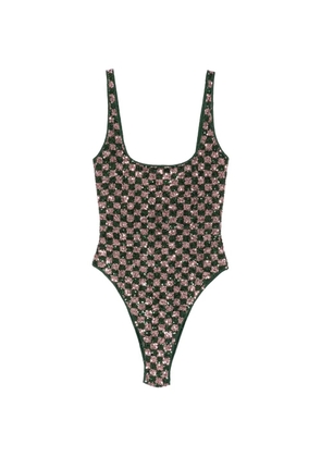 Oséree sequined swimsuit - Green