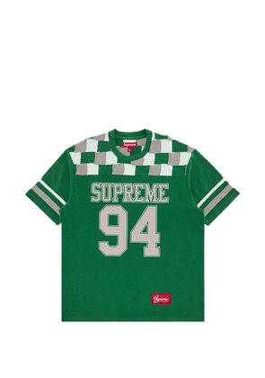 Supreme Patchwork Yoke football T-shirt - Green