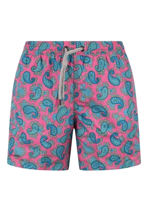 FOUR FASHIONED FRIENDS paisley-print swim shorts - Pink