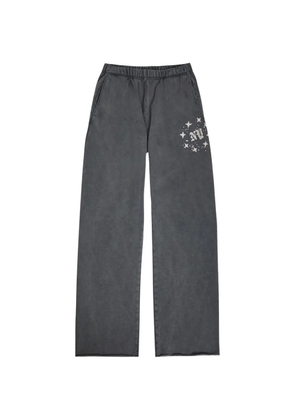 DUKE & DEXTER NY paint-splatter print cotton sweatpants - Grey