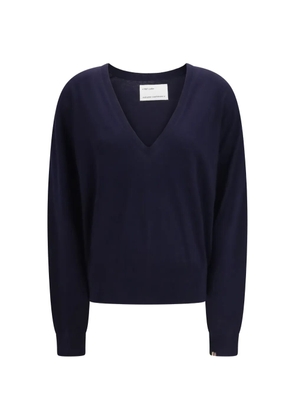 extreme cashmere N°467 Collin V-neck sweater - Blue