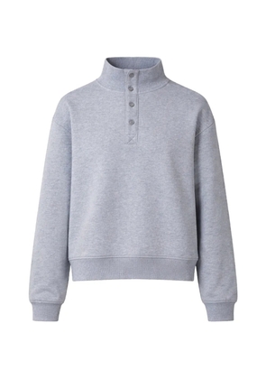 ENTIRE STUDIOS Port buttoned-collar cotton pullover - Grey